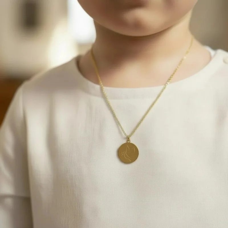 Médaille Colombe ajourée - OR