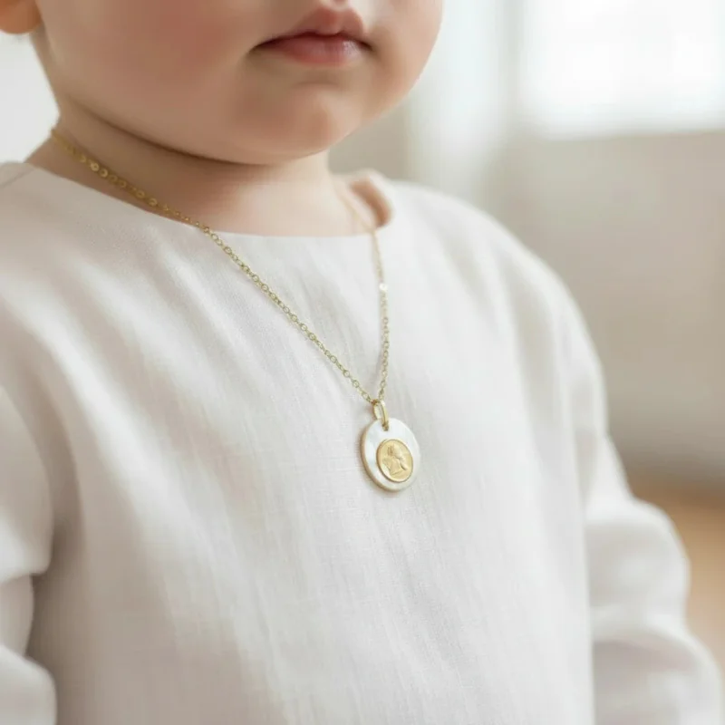 Médaille Ange nacre - OR