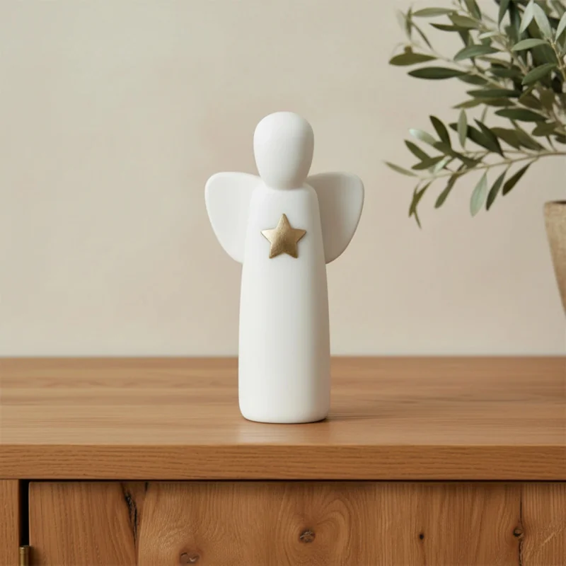 Crèche Emany - Ange à l'étoile | Comptoir Religieux