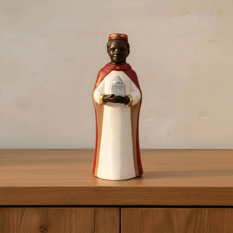 Crèche Nuit de Lumière - 3 rois mages | Comptoir Religieux