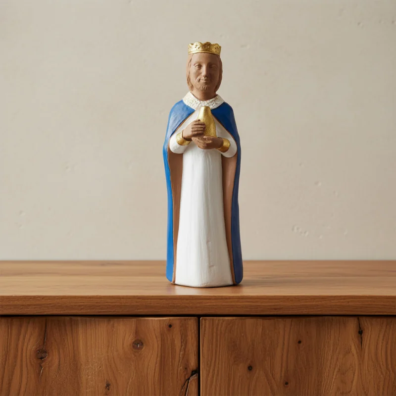 Crèche Nuit de Lumière - 3 rois mages | Comptoir Religieux