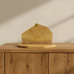 Etable en bois pour creche de Noël | Comptoir Religieux