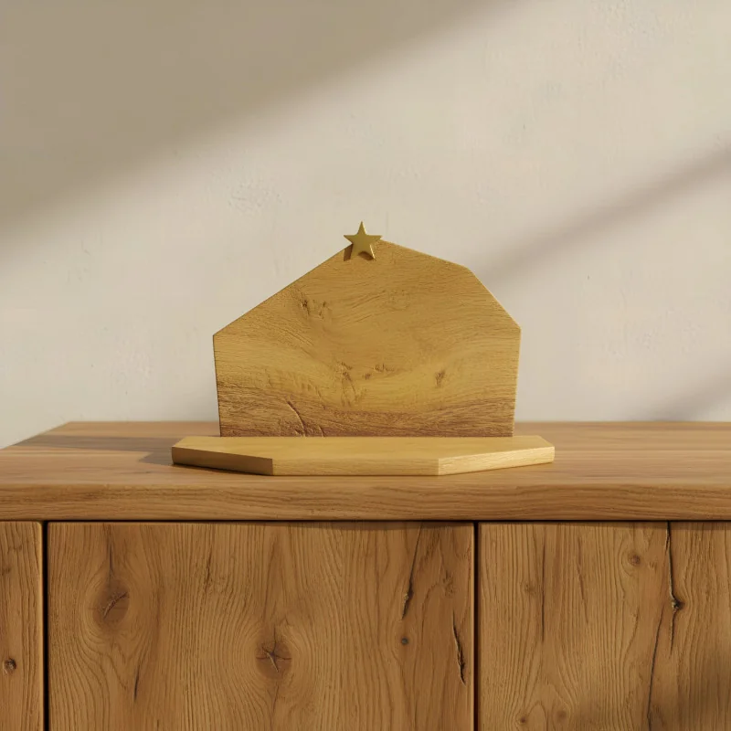 Etable en bois pour creche de Noël | Comptoir Religieux