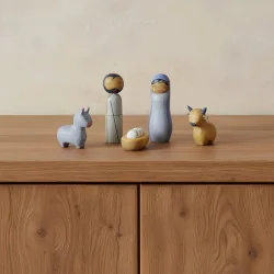 crèche Howoki - Nativité 5 personnages - Le Comptoir Religieux