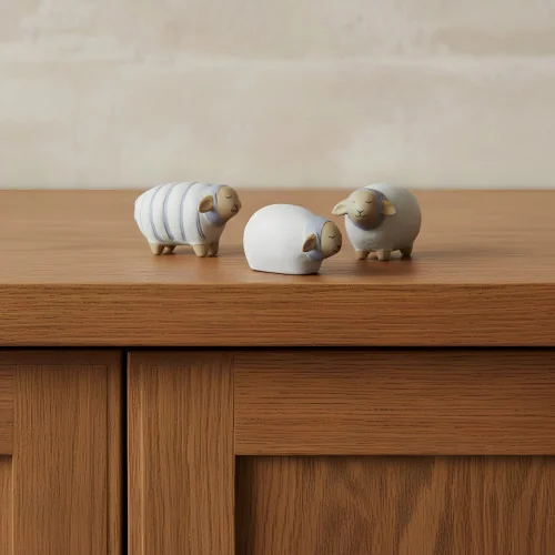 crèche Howoki - Nativité 3 Moutons - Le Comptoir Religieux