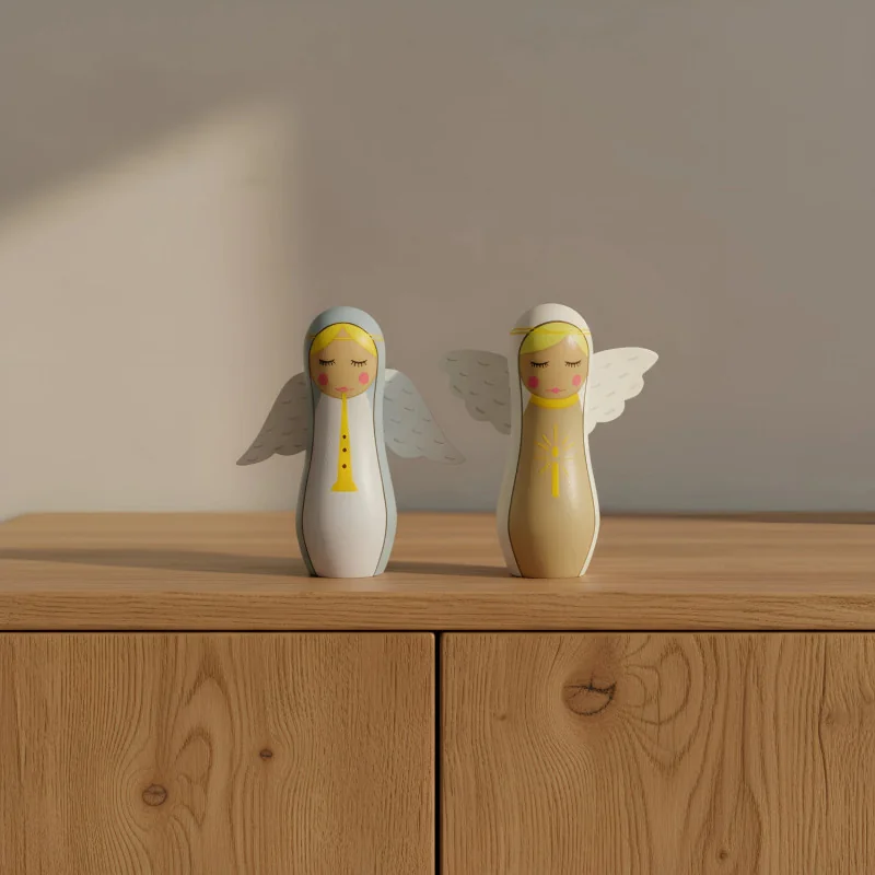 crèche Howoki - Nativité 5 personnages - Le Comptoir Religieux