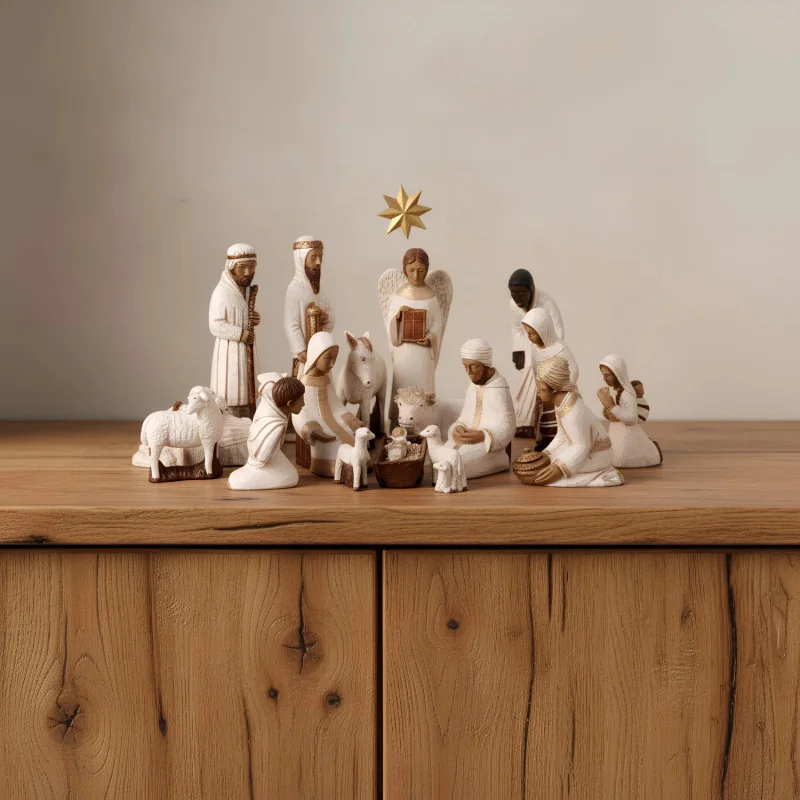Grande Crèche Complète des Soeurs de Bethleem | Comptoir Religieux