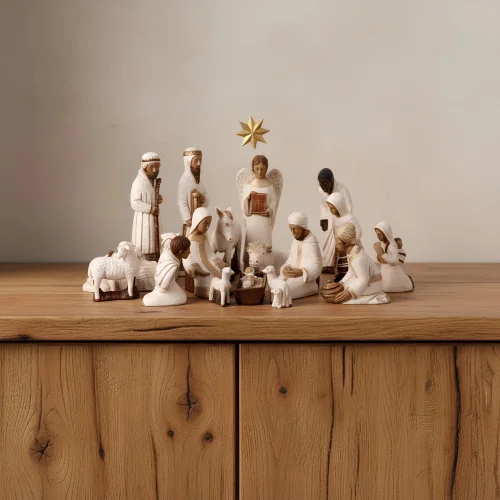 Grande Crèche Complète des Soeurs de Bethleem | Comptoir Religieux