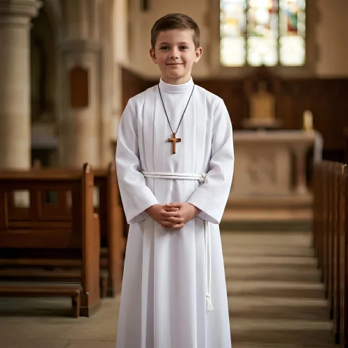 Aube, Robe de communion 120cms | Comptoir Religieux