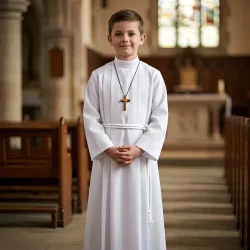 Aube, robe de communion 160cms | Comptoir Religieux