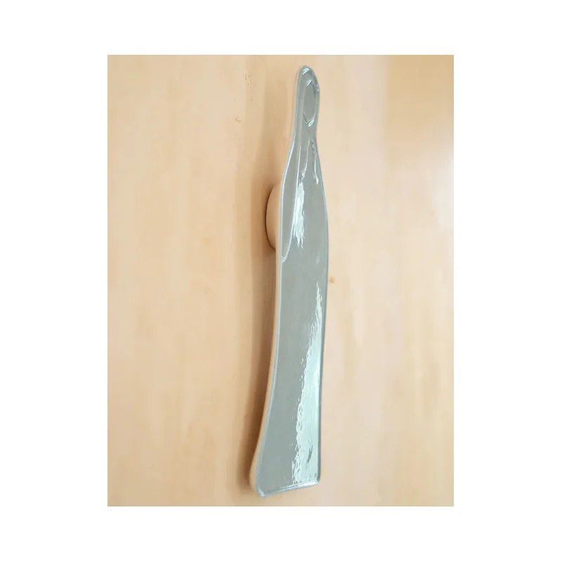 Vierge Céramique Murale – Bleu Ardoise