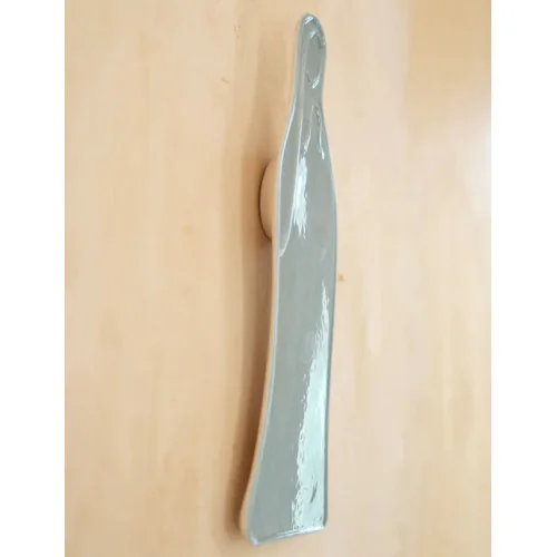 Vierge Céramique Murale – Bleu Ardoise