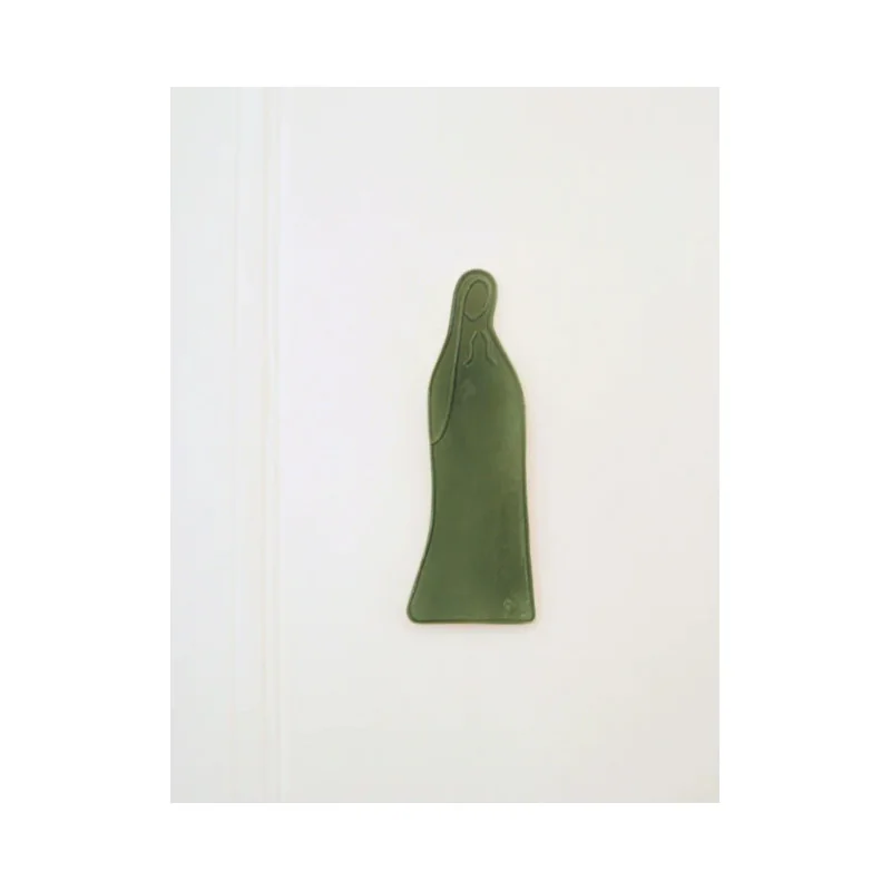 Vierge Céramique Murale – Vert Olive