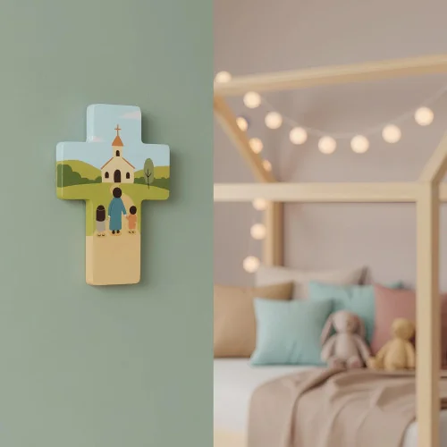 Croix Communion Bleue | Comptoir Religieux