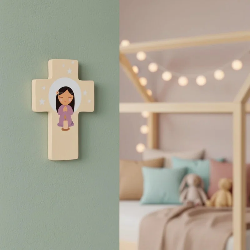 Croix Communion Bleue | Comptoir Religieux