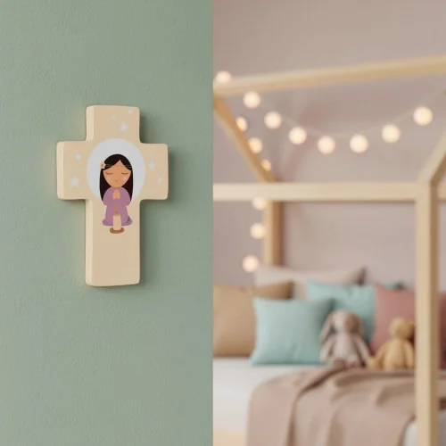 Croix Communion Bleue | Comptoir Religieux