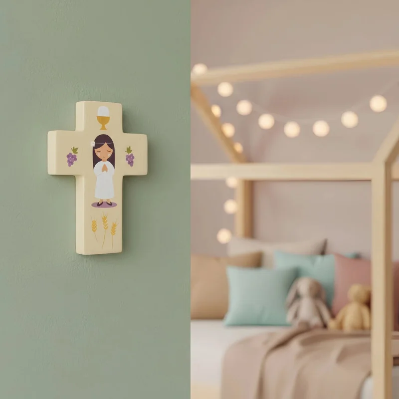 Croix Communion Bleue | Comptoir Religieux