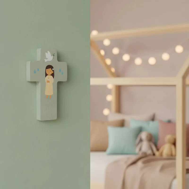 Croix Communion Bleue | Comptoir Religieux