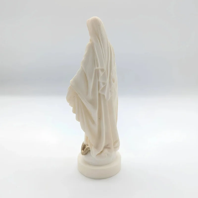 Statue albâtre - 23 cm - Vierge miraculeuse | Comptoir Religieux