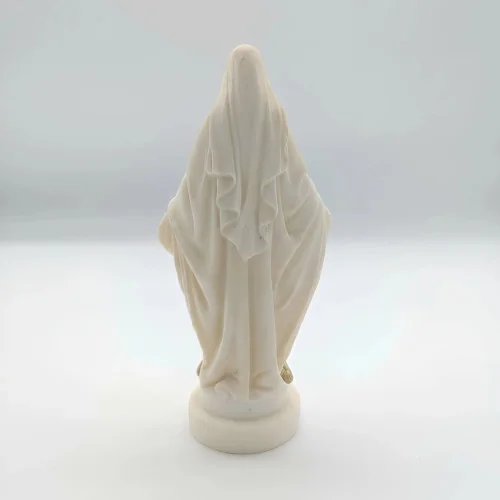 Statue albâtre - 23 cm - Vierge miraculeuse | Comptoir Religieux