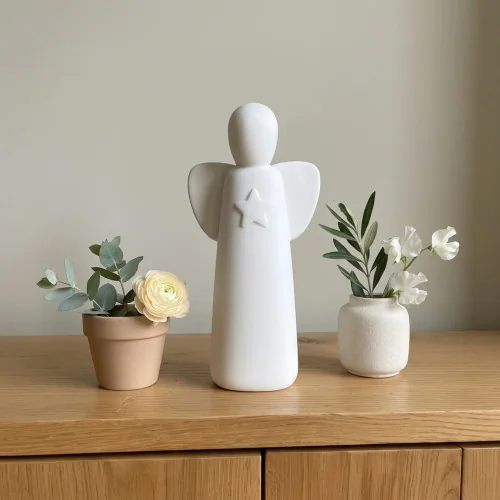 Crèche Emany - Ange à l'étoile | Comptoir Religieux