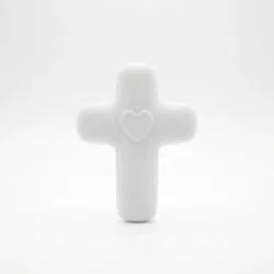 Croix Emany en pierre d'albâtre - Croix de l'amour | Comptoir Relig...