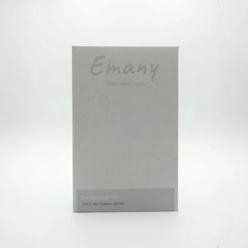 Croix Emany en pierre d'albâtre avec dorure - Croix de l'amour | Co...