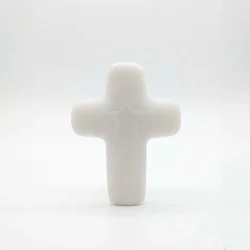 Croix Emany en pierre d'albâtre - Croix de l'étoile | Comptoir Reli...