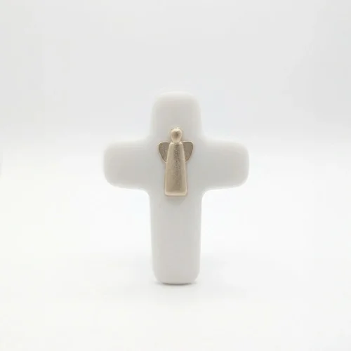 Croix Emany en pierre d'albâtre - Croix de l'ange | Comptoir Re...