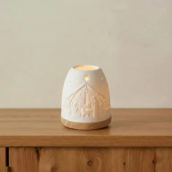 Photophore 'Igloo' avec Nativité  | Comptoir Religieux