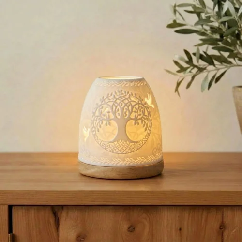 Photophore 'Igloo' avec Arbre de vie | Comptoir Religieux