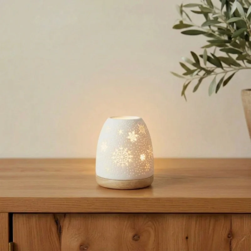 Photophore 'Igloo' Flocons | Comptoir Religieux