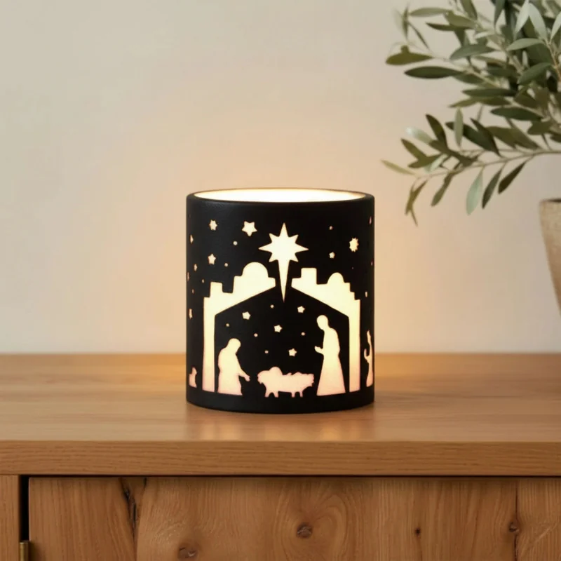 Photophore avec Nativité  | Comptoir Religieux