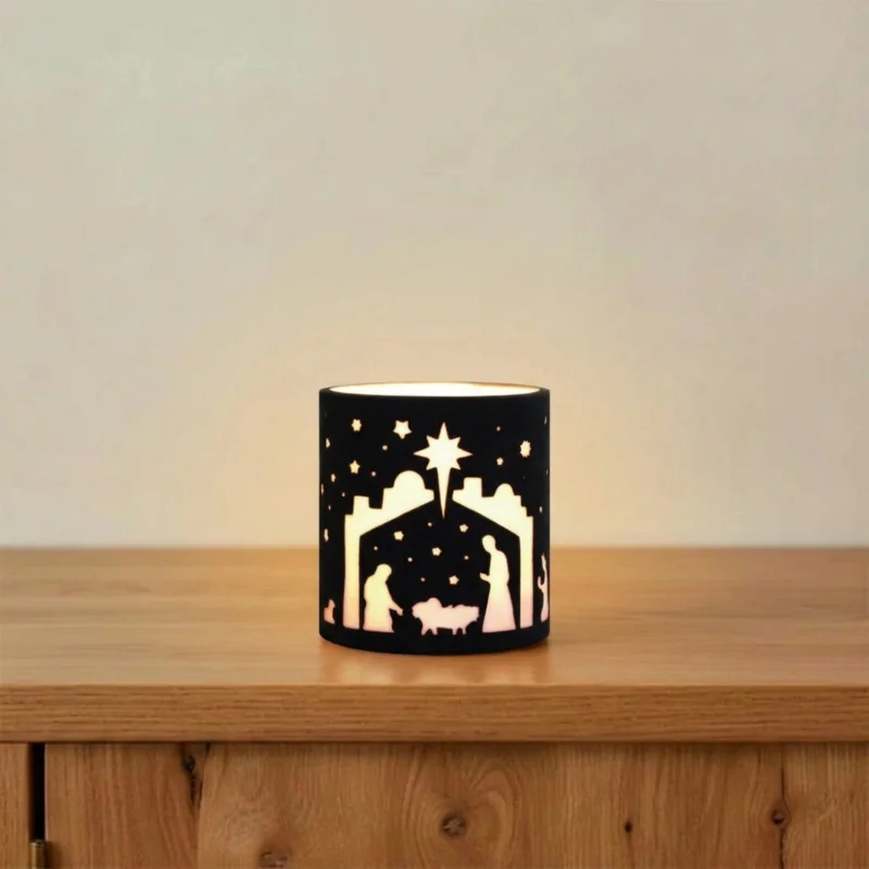 Photophore avec Nativité  | Comptoir Religieux