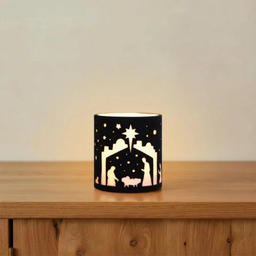 Photophore avec Nativité  | Comptoir Religieux