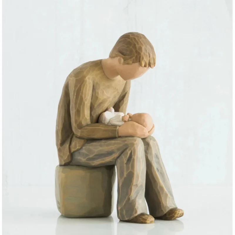 Statue Willow Tree - New dad (nouveau papa) | Comptoir Religieux