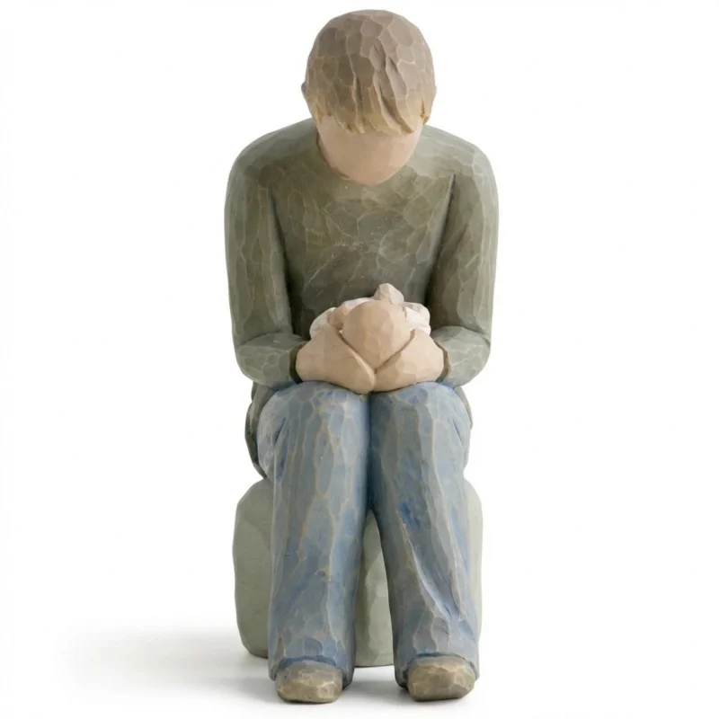 Statue Willow Tree - New dad (nouveau papa) | Comptoir Religieux