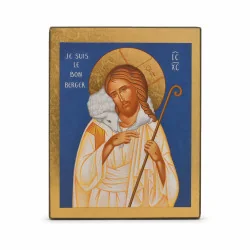 ICONE RELIGIEUSE OR - 10x12.5 - Le bon berger | Comptoir Religieux