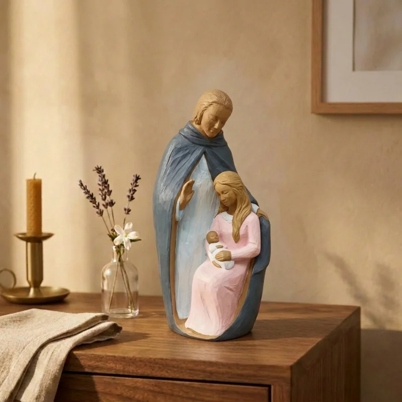 Statue moderne Sainte Famille | Comptoir Religieux