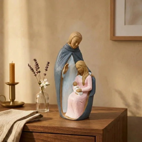 Statue moderne Sainte Famille | Comptoir Religieux