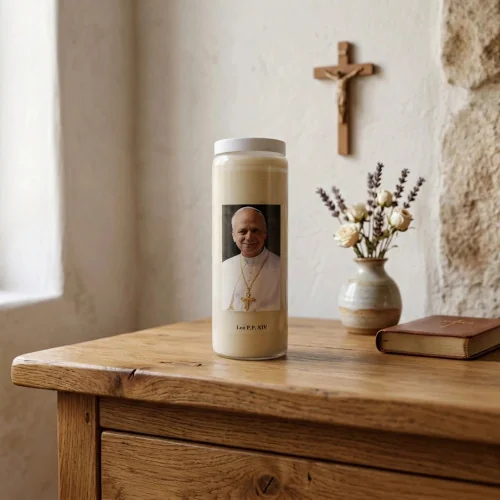 Bougie de neuvaine Immaculée Conception| Comptoir Religieux