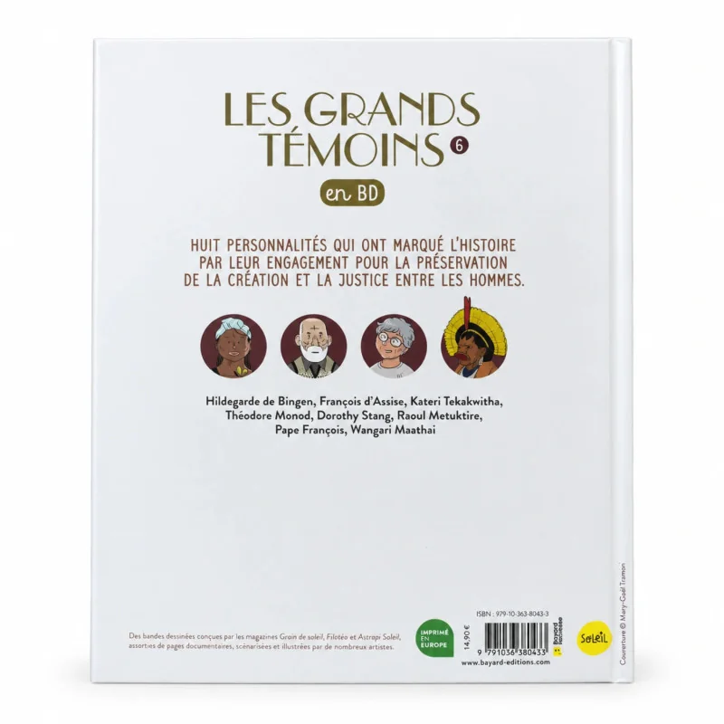 Les grands témoins en BD - volume 4 | Comptoir Religieux