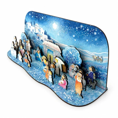 Calendrier de l'Avent en bois - Maïte Roche | Comptoir Religieux