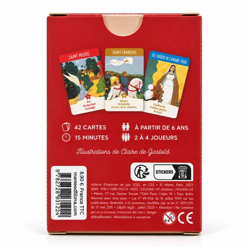 Jeu de 7 familles religieux - les Saints | Comptoir Religieux