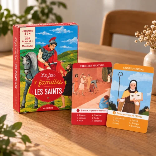 Jeu de 7 familles religieux - les Saints | Comptoir Religieux
