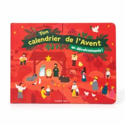 Calendrier de l'Avent en décalcomanie - Le chemin des petits | Comptoir Religieux