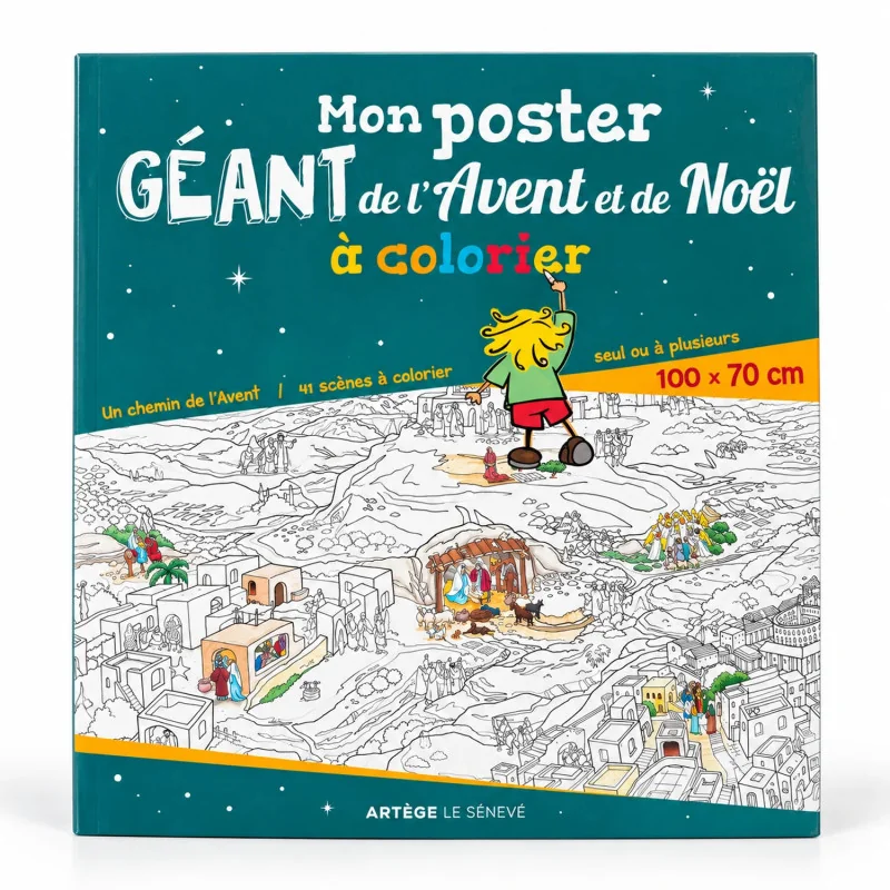 Mon poster géant de l'Avent et de Noël | Comptoir Religieux