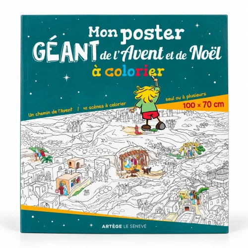 Mon poster géant de l'Avent et de Noël | Comptoir Religieux