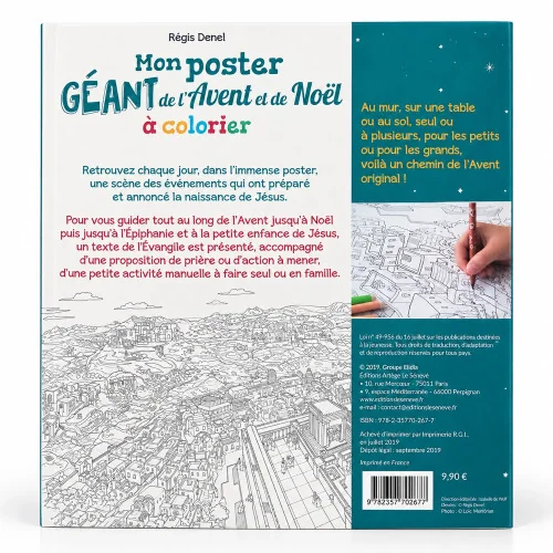Mon poster géant de l'Avent et de Noël | Comptoir Religieux