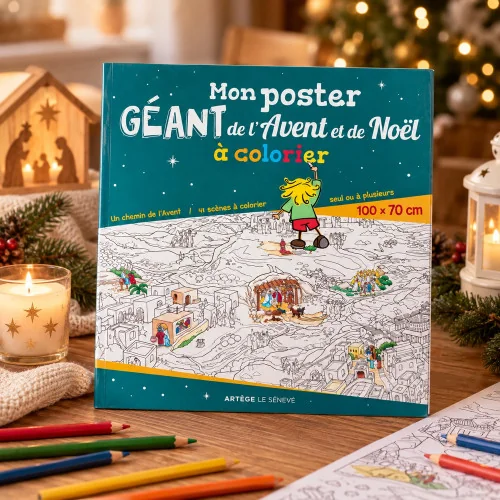 Mon poster géant de l'Avent et de Noël | Comptoir Religieux